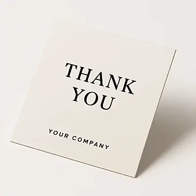 e-ticaret Teşekkür Kartı