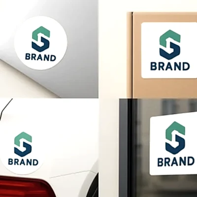 Logo ve Marka Sticker Seti