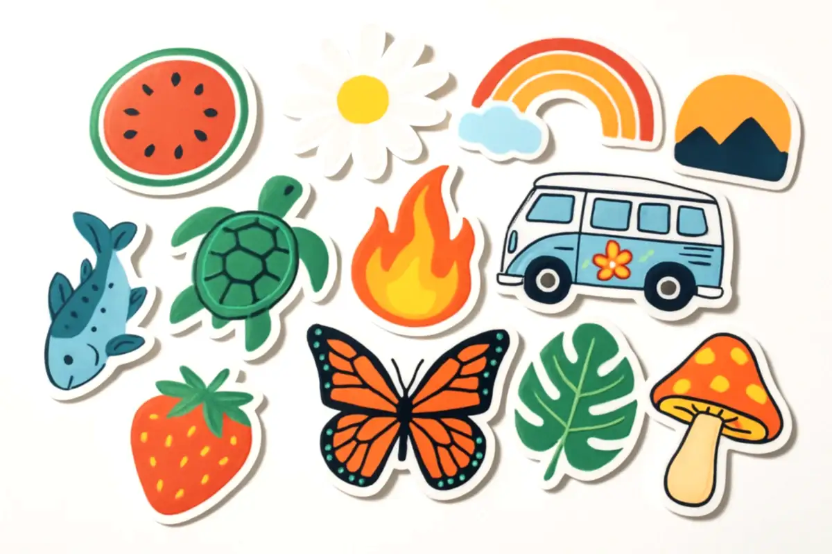 Sticker Çıkartma Yapışkanlı Kağıt Baskısı ve Kesimi