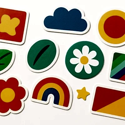 Sticker Çıkartma Yapışkanlı Kağıt Baskısı ve Kesimi