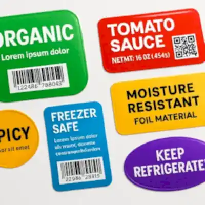 Ürün Etiketi Folyo Sticker