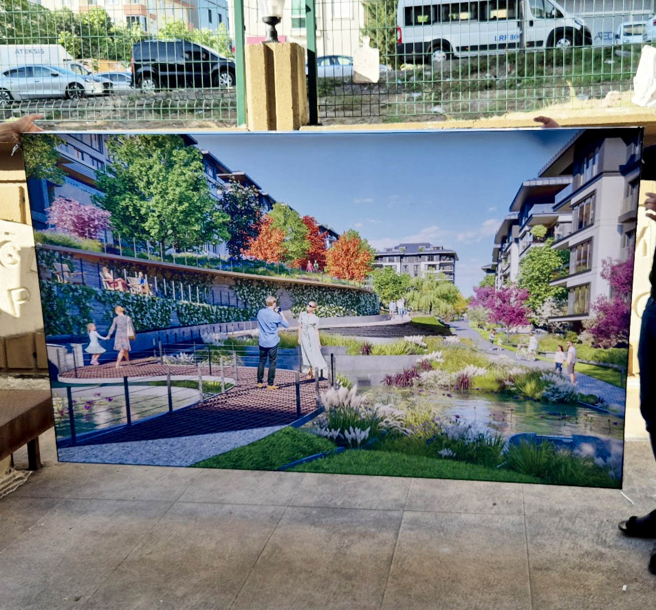 70x110 cm Lightbox Işıklı Kumaş Tabela